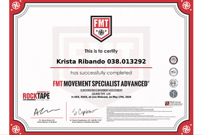 Link to: https://rocktape.com/pages/professional-education-fmt