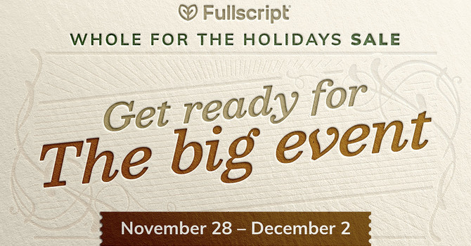 FullScript Black Friday Event